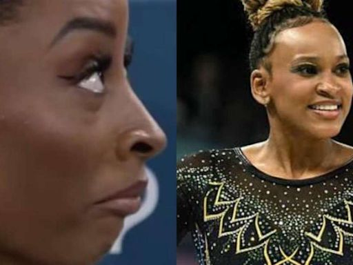 Reação de Simone Biles viraliza ao conferir apresentação de Rebeca Andrade nas Olimpíadas de Paris