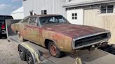 1970 Dodge Charger Sprayed Down After 30 Years Of Collecting Dust