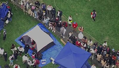 Protestors begin encampment at Harvard - Boston News, Weather, Sports | WHDH 7News