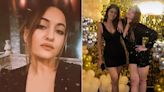 Sonakshi Sinha Sparkled In A Black Sequin Romper At Her Black And Gold-Themed Party