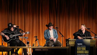 Morgan Wallen, Hardy and Ernest Sing in Honor of Big Loud Boss Seth England at T.J. Martell Gala