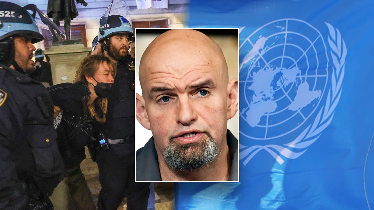 Fetterman blasts UN rights chief for 'concern' over anti-Israel agitators while never condemning Hamas