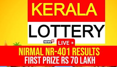 Kerala Lottery Result Today LIVE: Nirmal NR-401 WINNERS for October 11, 2024 SOON; First Prize Rs 70 Lakh! - News18