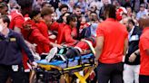 NC State’s Terquavion Smith injured, carried off Smith Center court on stretcher