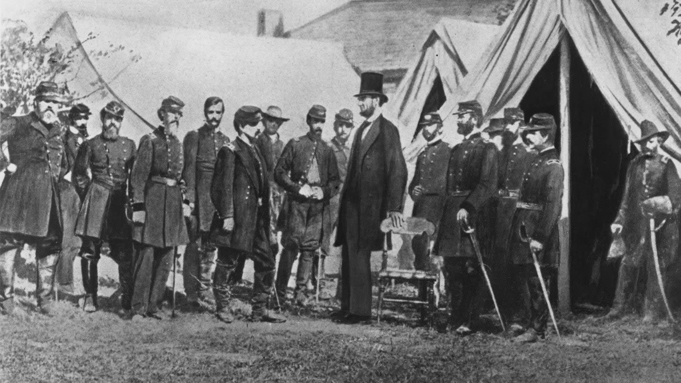 A Timetable of The Most Important Events of The American Civil War