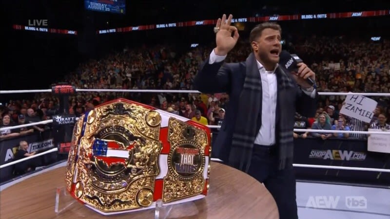 MJF Throws AEW International Title In The Trash, Unveils AEW American Title On AEW Dynamite