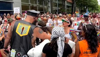 'Intersectional civil war': Clash between Pride marchers, Palestine supporters quickly becomes right-wing meme