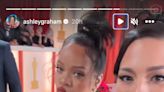 Pregnant Rihanna Smiles and Cradles Her Bump in Fun Selfie with Ashley Graham at 2023 Oscars