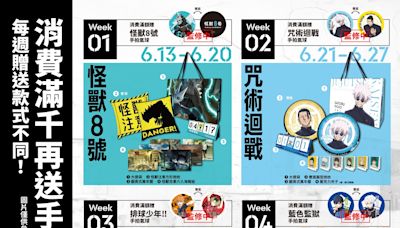 《排球少年!!》、《咒術迴戰》！ 動漫快閃店6月台中登場 10大知名IP報到 | 蕃新聞