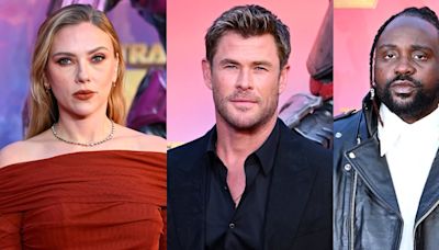 Scarlett Johansson Joins Chris Hemsworth & Brian Tyree Henry at ‘Transformers One’ Premiere in London