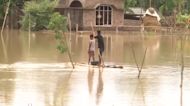 Floods submerge houses in India