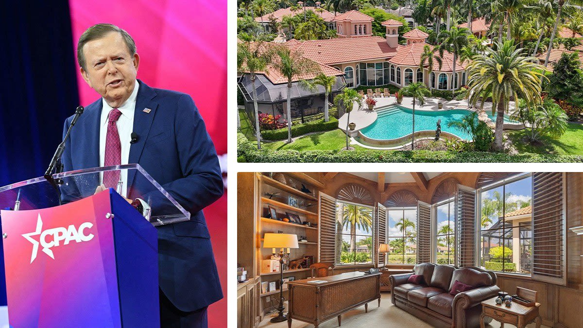 Conservative Pundit Lou Dobbs Lists His Sprawling South Florida Mansion for $3.1M