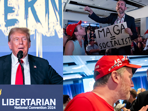 WATCH: Libertarians React to Donald Trump's Speech at Their Convention