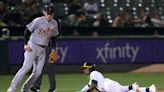 Three Detroit Tigers relievers rocked for seven runs by Oakland Athletics in 8-2 loss