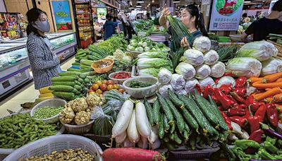 內地CPI升0.6%遜預期 通縮風險未除 扣除食品能源後 核心通脹3年半低