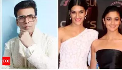 Birthday throwback: When Kriti Sanon had a classy reply for Karan Johar when asked, 'if she was 'jealous' of Alia Bhatt' | Hindi Movie News - Times of India