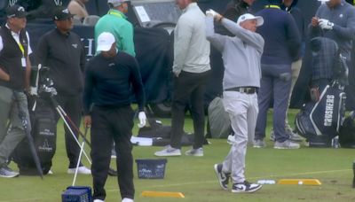 'Live From' crew analyzes career trajectories of Tiger and Phil and they practice side by side