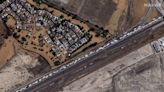 Aerial images show rivers of mud in Palm Springs resort town following Tropical Storm Hilary