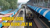 Mumbai Local Train: Midnight Jumbo Block Announced For July 14, Check Complete Details