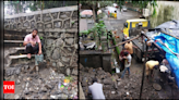 Mumbai: Steps leading to Mhada ground demolished in Powai, locals fear encroachment | Mumbai News - Times of India