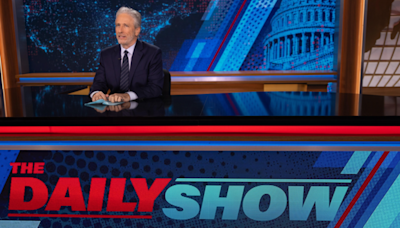 Jon Stewart returns to The Daily Show after a weekend of “AHHHHHHH”