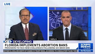 ABC Action News' Paul LaGrone talks to Scripps News on new abortion law in Florida