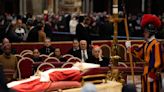 Pope praises 'gentle' Benedict ahead of funeral