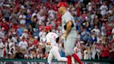 Harper hits career homer No. 299, Phillies slug 5 homers in 12-7 win over Ohtani, Angels