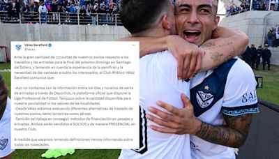 Copa de la Liga: las aclaraciones de Vélez sobre las entradas para la final