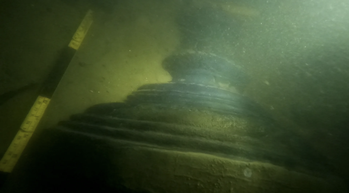 Bronze cannon from legendary warship found 360 years after it sank
