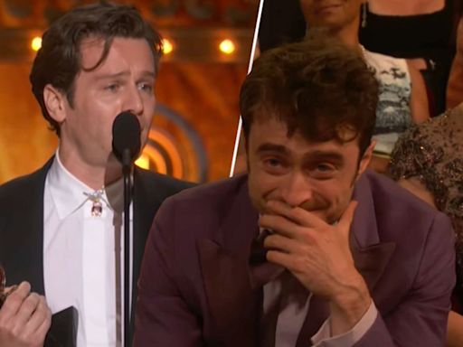 Jonathan Groff Breaks Down In Tears After Tony Awards Win, Tells Daniel Radcliffe & Lindsay Mendez: “You Are...