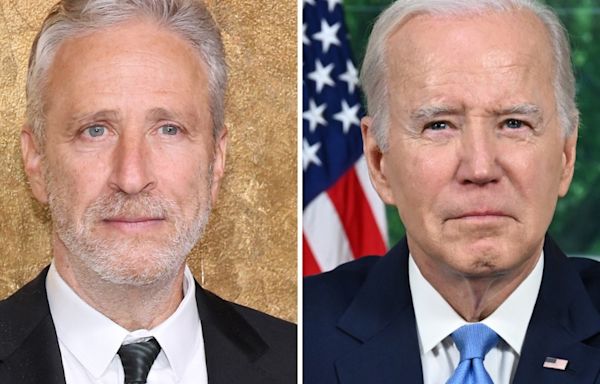Biden Is ‘Becoming Trumpian,’ Says Jon Stewart on ‘Weekly Show’ Podcast: His Refusal to Discuss Stepping...