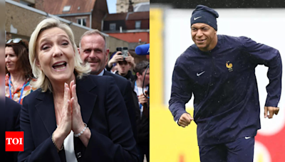 Remarkable that French players like Mbappe spoke out against Le Pen - Times of India