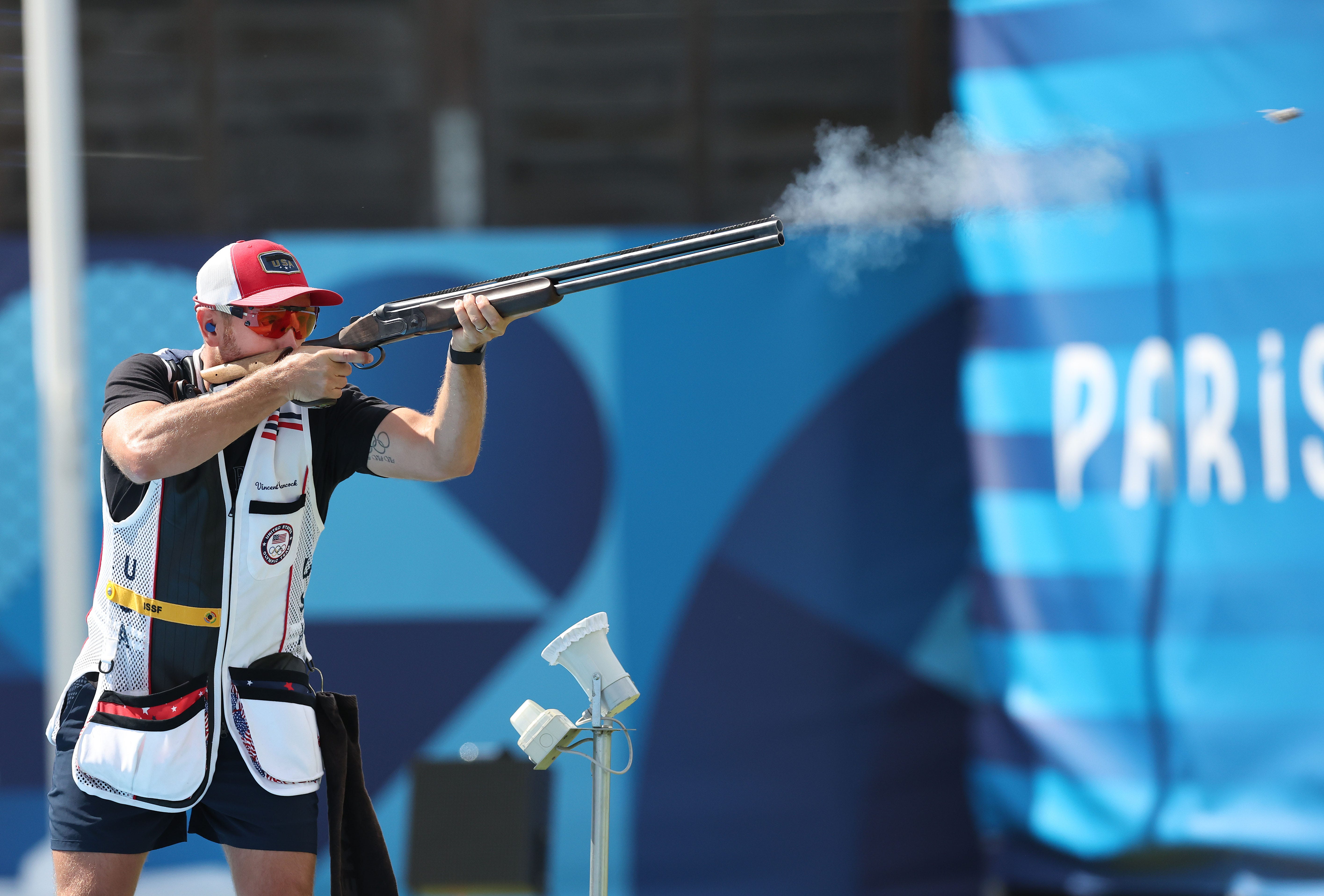 U.S. takes silver in first ever team skeet shooting event at Olympics