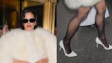 Rosalia Slips Into Classic White Manolo Blahnik Pumps After ‘Tonight Show’ Appearance