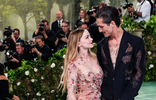 Damiano David and Dove Cameron's first Met Gala Celebrated the Romance of Unstructured Classics