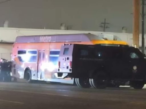 Los Angeles bus hijacking sparks wild police chase ‘like the movie Speed’, suspect fatally shoots one passenger