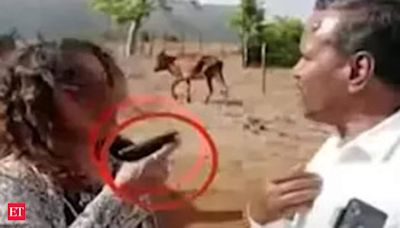 Controversial video emerges of IAS officer Puja Khedkar's mother threatening farmers with gun amid land dispute