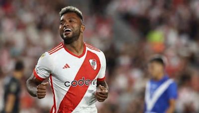 Miguel Ángel Borja cerca de superar récord de Falcao en River Plate