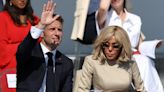 Brigitte Macron en soutien de son mari pour le défilé du 14-Juillet