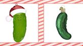 Pickle Ornaments on a Christmas Tree Hold Special Meaning, Believe It or Not