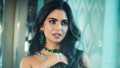 Anant-Radhika sangeet: Isha Ambani looks resplendent in sequinned lehenga. See pics here