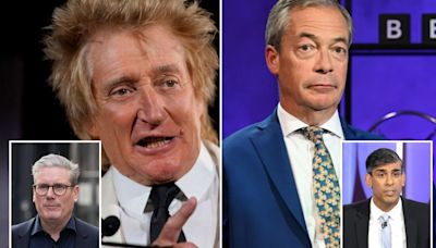 Sir Rod Stewart hits out at Nigel Farage over 'disgraceful' Russia claim