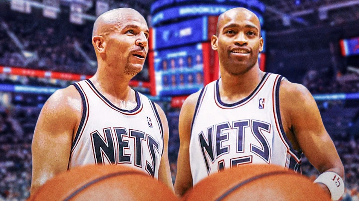 Nets legend Vince Carter surprised by Jason Kidd with jersey retirement announcement