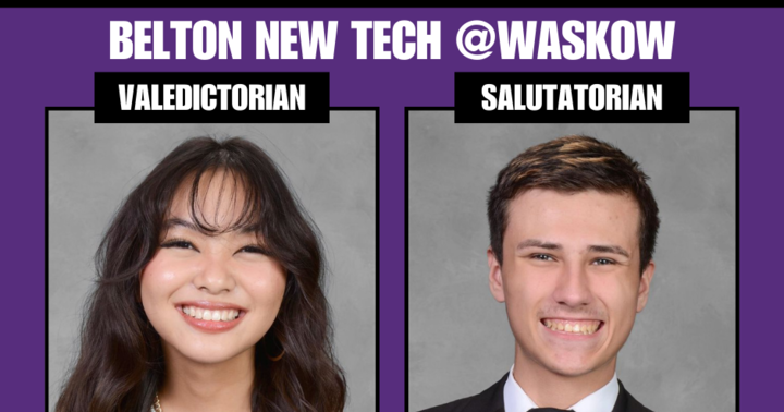 Belton New Tech top two graduates named