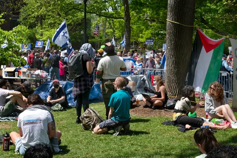 Penn encampment grows despite order to disband; protesters vowed not to comply with request for IDs
