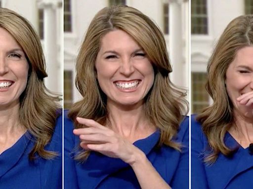 MSNBC's Nicolle Wallace bursts into giggles over Trump's clumsy denials of alleged affair