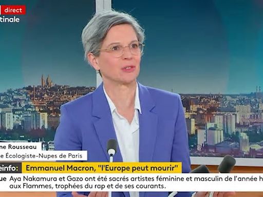 Discours de la Sorbonne: Sandrine Rousseau estime qu’Emmanuel Macron a «invisibilisé» Valérie Hayer