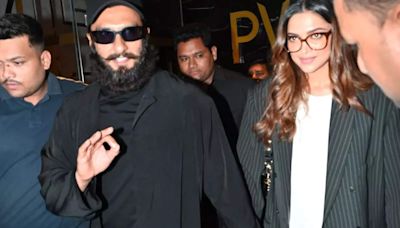 Deepika Padukone's chic pregnancy look on a movie date with Ranveer Singh | The Times of India