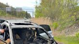 Woman survives car fire after brakes fail going 60 mph on New Hampshire highway